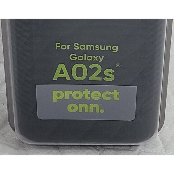 Onn Phone Case Compatible For Samsung Galaxy A02s Antimicrobial Protective Grip - Picture 3 of 7